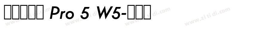 ＤＦ金文体 Pro 5 W5字体转换